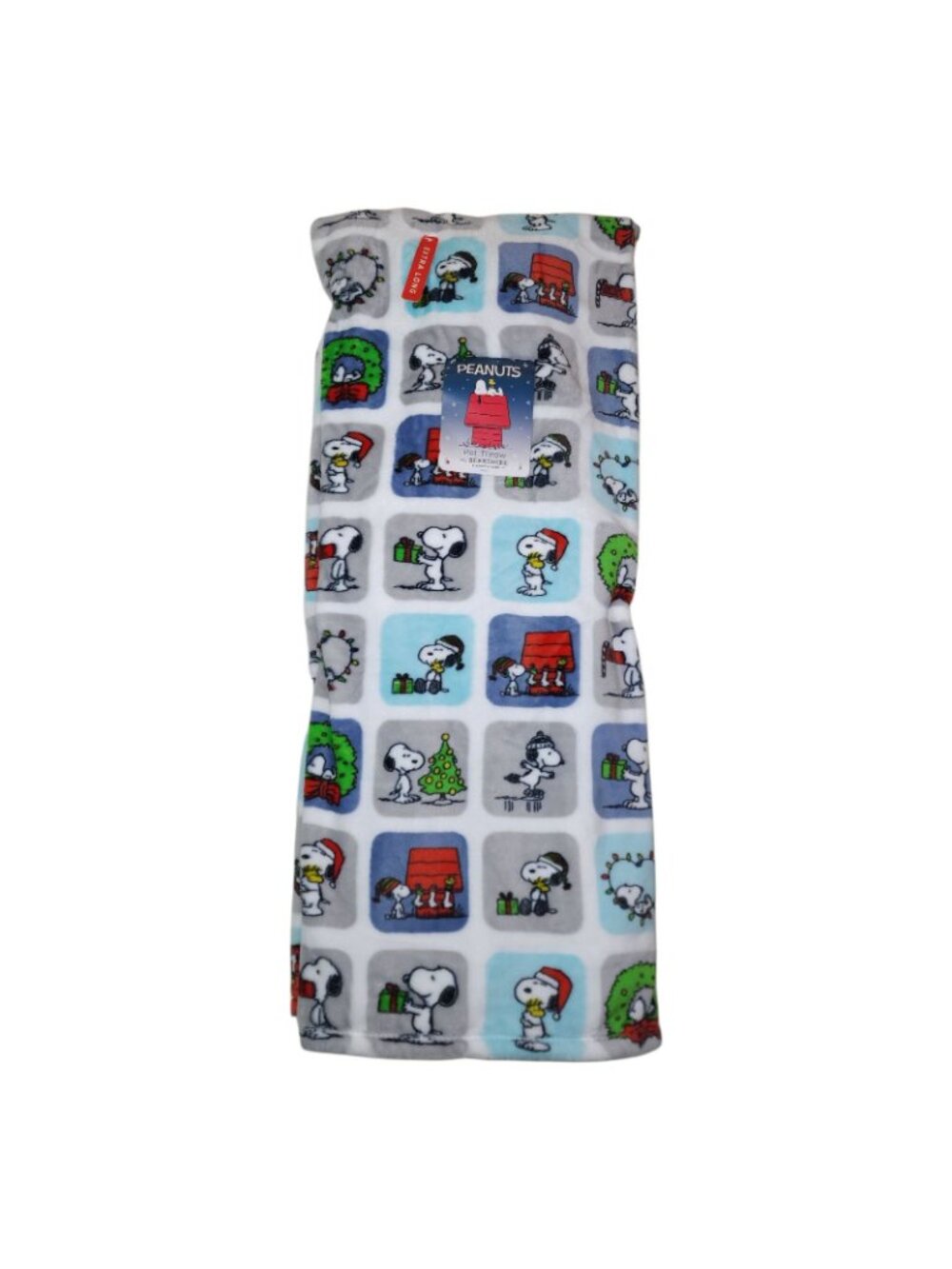 Peanuts Snoopy Cartoon Plush Pet Throw Blanket 60" X 70" By Berkshire Holiday